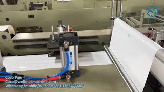 PE PP Die Cut Handle Plastic Bag Machine Automatic Patch Soft Loop Handle Carry Shopping Bag Machine screenshot 4