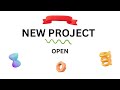 How to Open a New Project in Blender