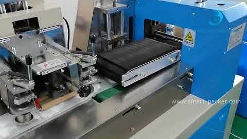 Auotmatic KN95 face mask N95 mask flow type bag film wrapping sealing packaging machine