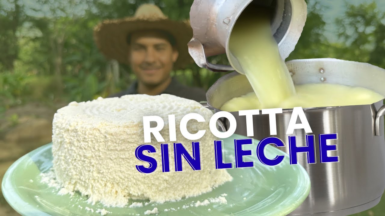 Así se prepara el Requesón o Ricotta con el SUERO VERDE 🤤🤠