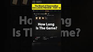 How Long Is The Game? | The Blood Of Dawnwalker Is AMAZING!!
Email ► dom@pbnj.gg
Discord ► https://www.discord.gg/Sr77fYz8ga
Patreon ► https://www.patreon.com/domsroundtable
Website ► https://www.domsroundtable.com/
Twitch ► https://twitch.tv/domsroundtable
Twitter ► https://www.x.com/DomsRoundtable
TikTok ► https://www.tiktok.com/@domsroundtable
#fyp #news #trending #gaming #tbod #dawnwalker #viral #rpg #preview #review
At Doms Roundtable we make educational, entertaining and informative videos on a huge variety of video games, including Elden Ring, Helldivers, Warhammer, various Souls-Likes, Open World RPGs, Witcher, Borderlands, Clair Obscur and many many more. If youve made it this far down the description, you truly are an inquisitive soul, and I honour and salute your curious nature! Please join this channel and let us venture where few dare! Thank you so much for being here and joining in the channel with me, I hope you have an amazing day and lets speak soon.
Other key words to help people find the channel, you can ignore this lol, the algorithm hates me and Im trying this on the like 1% chance it might actually help. Video Game, Guide, RPG, Walkthrough, Lets Play, Things You Missed, Elden Ring, DOOM, Souls-Like, FPS, Gaming, Helldivers, Space Marine, Warhammer, 100%, Hints, Tips, Tricks, Secrets, Missables, Vaati, Smough, RageGaming, Khraze, FightinCowboy, FromSoftware, Bandai Namco, Square Enix, Blizzard, egg. How Long Is The Game? | The Blood Of Dawnwalker Is AMAZING!!