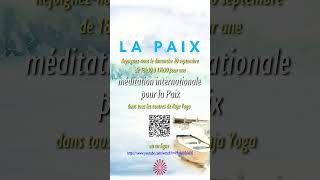 [ Jour 15 ] Journée mondiale de la paix : Chercher la paix intérieure