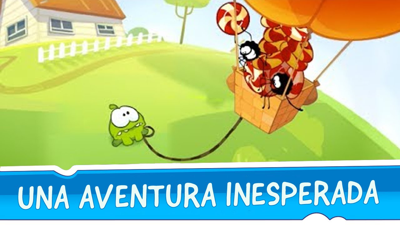 ⁣Las Historias de Om Nom - Una aventura inesperada - Cut The Rope Time Travel