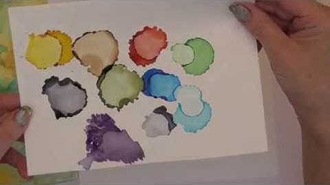 Introduction To Kielty Alcohol Inks, Layer Solution and Blending Solution