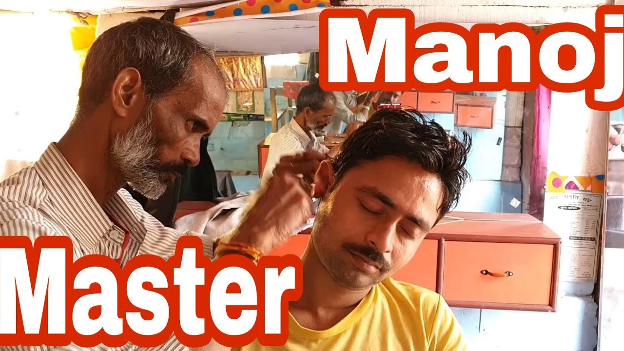 manoj master head neck and ear massage with hair cracking by manoj master asmr youtube ear massage massage head and neck