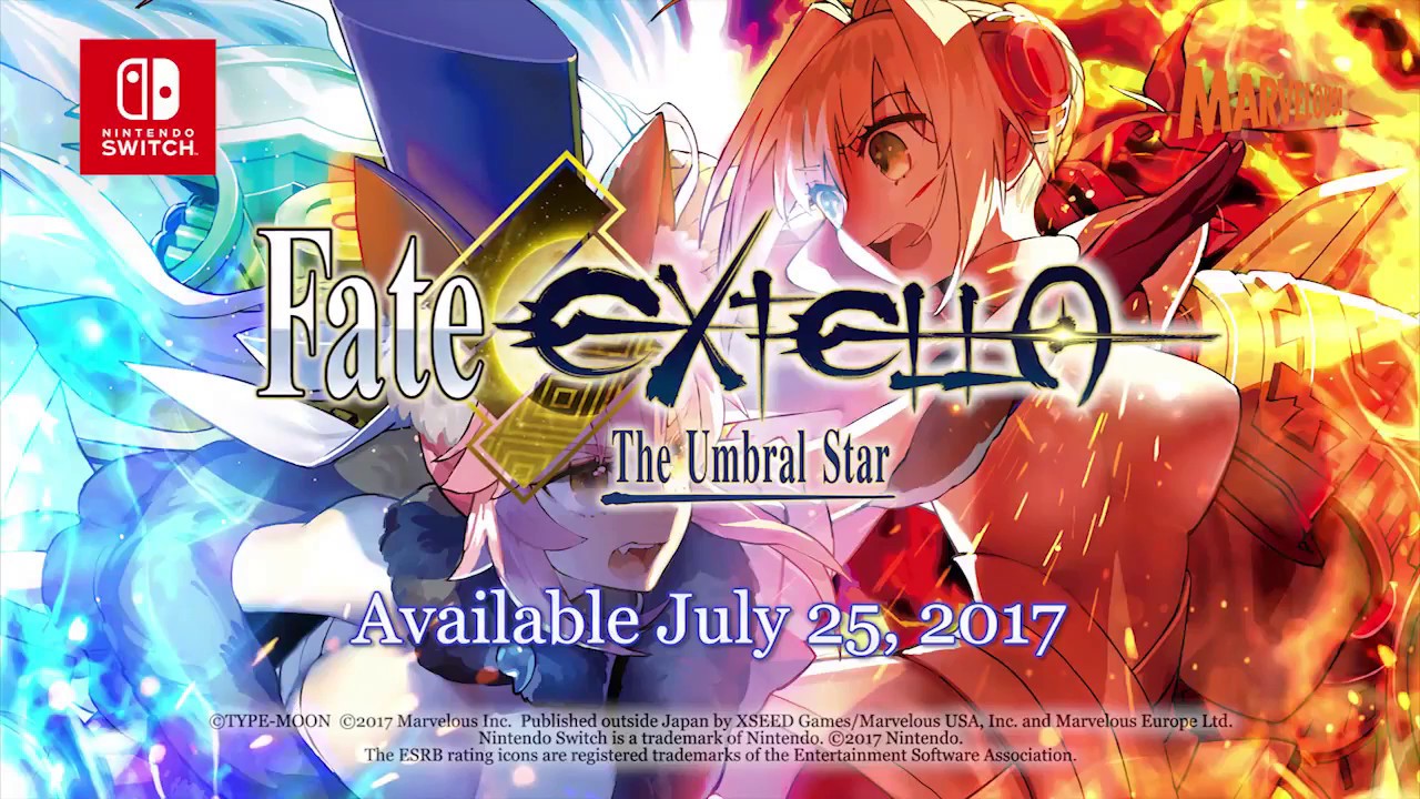 Fate EXTELLA The Umbral Star Nintendo Switch Launch Trailer YouTube