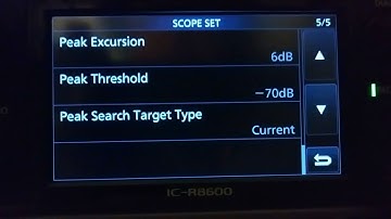 Comment Request Video. My Waterfall Settings on my Icom 8600.