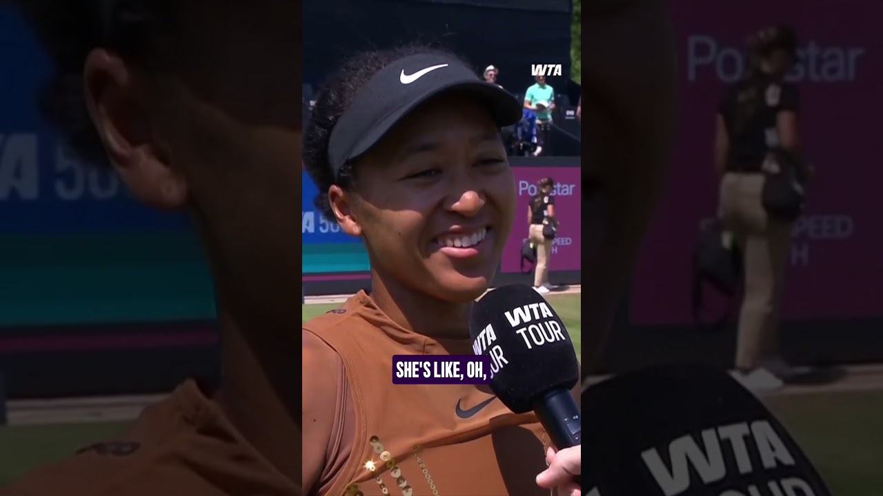 "Are you going to tennis?!" 😅 Naomi Osaka is our first finalist in Bad Homburg 🙌 #BHO26