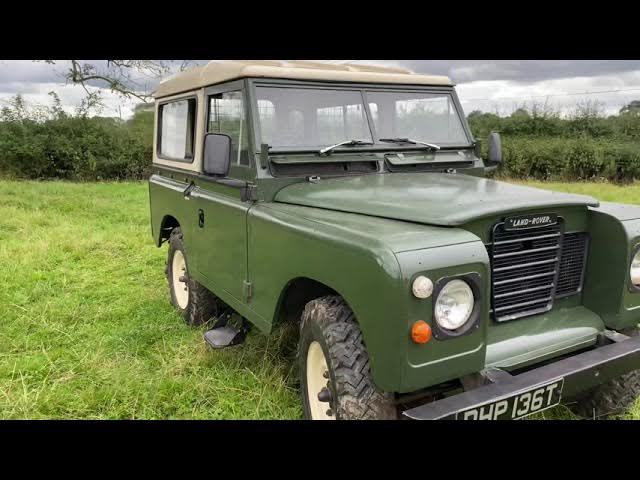 1976 LAND ROVER SERIES III 88 for sale by auction in Ascot, Berkshire,  United Kingdom