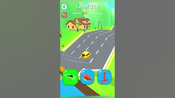 Shape-Shifting 2 GAMEPLAY Level No -314 Walkthrough - New Update Car Racing #Shorts #ShapeShifting