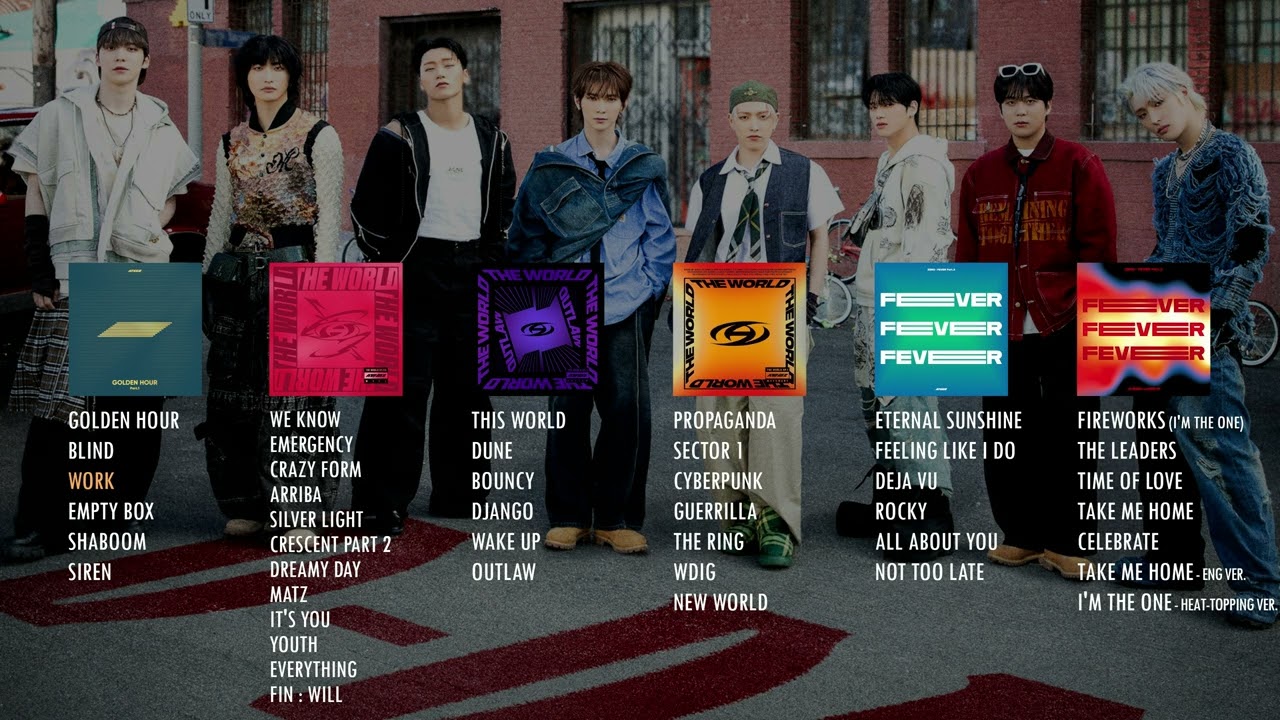 ATEEZ -- 6 FULL ALBUM PLAYLIST || Latest CB 'Work' - YouTube