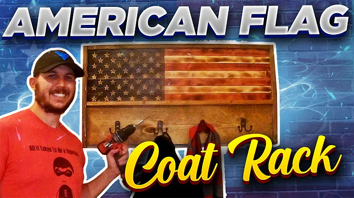 How To Build An American Flag Coat Rack DIY Woodworking