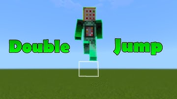Double Jump with Commands in Minecraft Bedrock [Easy]