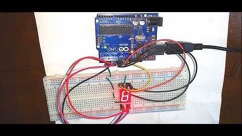 7-SEGMENT INTERFACE WITH ARDUINO UNO