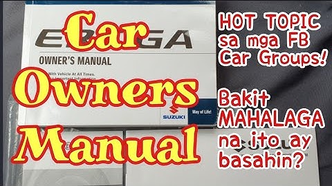 HOW IMPORTANT IS THE CAR OWNERS MANUAL | WATCH TO UNDERSTAND