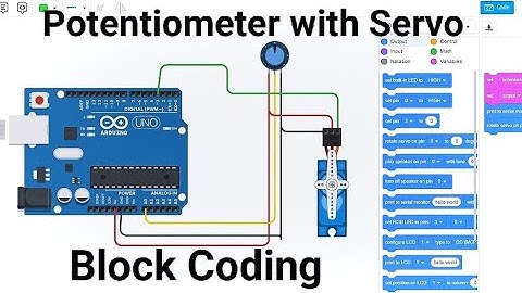 tinkercad servo with potentiometer | tinkercad servo motor code | tinkercad arduino projects