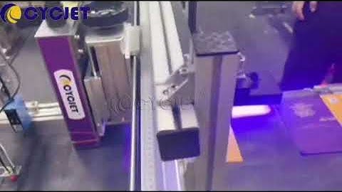 How to Print Variable QR Code on Film Packaging Box by CYCJET UV High-resolution Inkjet Printer