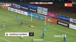 Pekan 1 Moment Gol Geoffrey Castillion Persib Bandung