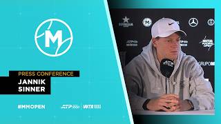Rueda de prensa con Jannik Sinner // #MMOPEN 2026