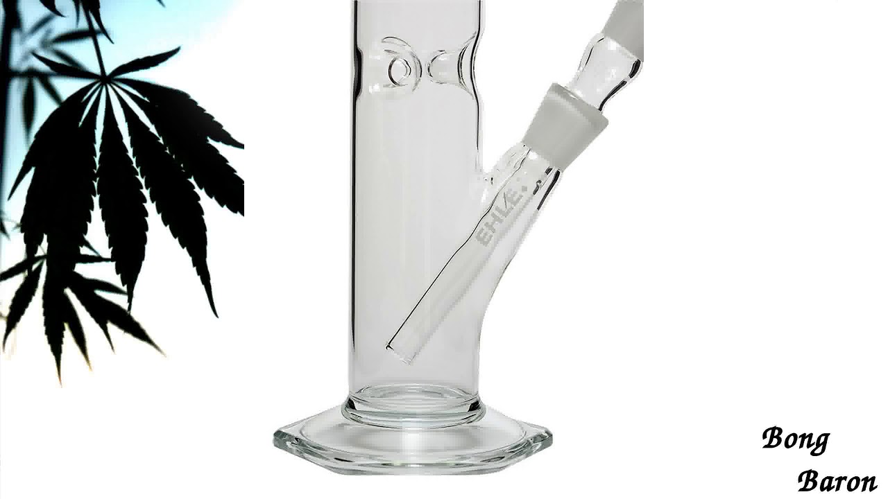 EHLE. Glass - Straight Cylinder Bong 500ml -