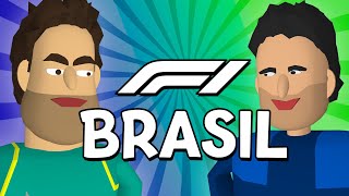 F1 BRAZIL GP Highlights!!! 3D