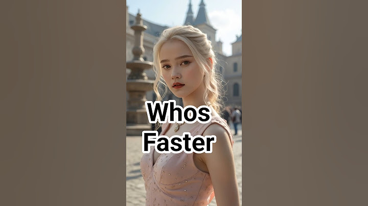 Who was faster, A Young Lady or a Man #viral #short