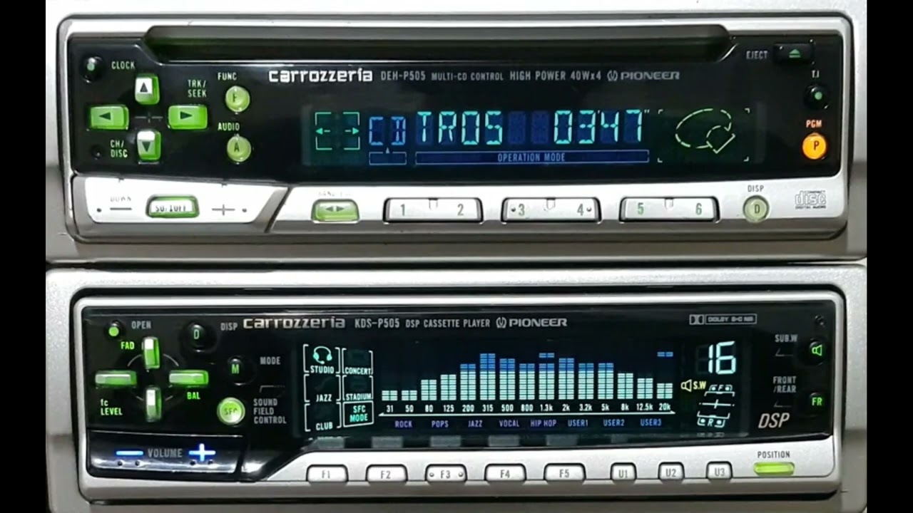 カロッツェリア DEH-P505+MDS-P505 Carrozzeria Pioneer DEH-P505 MDS