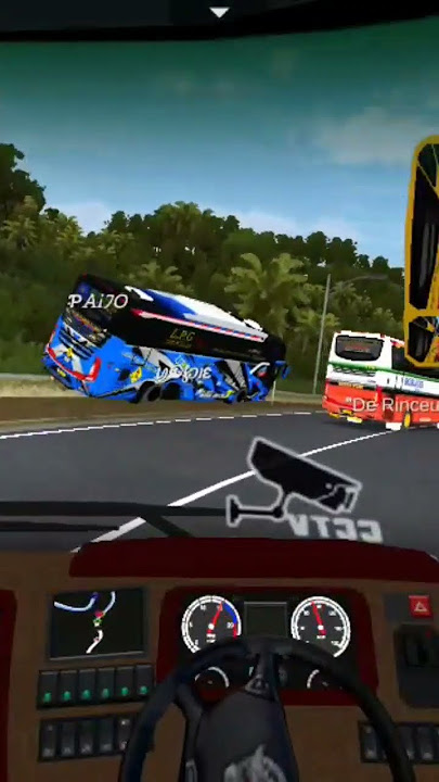 Bus tersangkut tidak bisa bergerak #shorts #bussimulatorindonesia