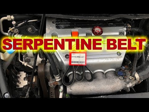 8th Generation Civic SI Serpentine Belt Replacement