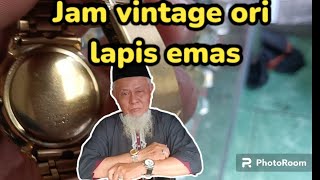 JAM VINTAGE ORIGINAL OTOMATIS LAPIS EMAS ‼️ PASAR LOAK JATINEGARA|KIOS PAK HAJI JAMAL 081286435651