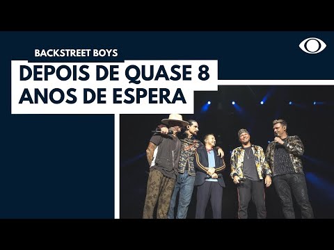 Backstreet Boys voltam a tocar no Brasil