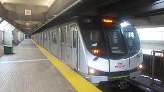 TR 5581-5586 arriving and departing Eglinton West Station