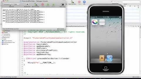iOS Development Course Fall 2010 Lecture 22 - Pickers and Plist