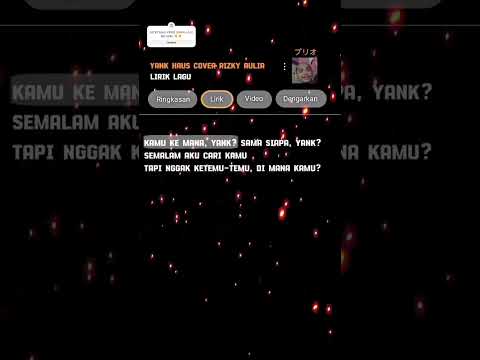 LIRIK LAGU YANK