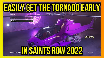 Easily Get The Tornado Attack Helicopter Early in Saints Row 2022