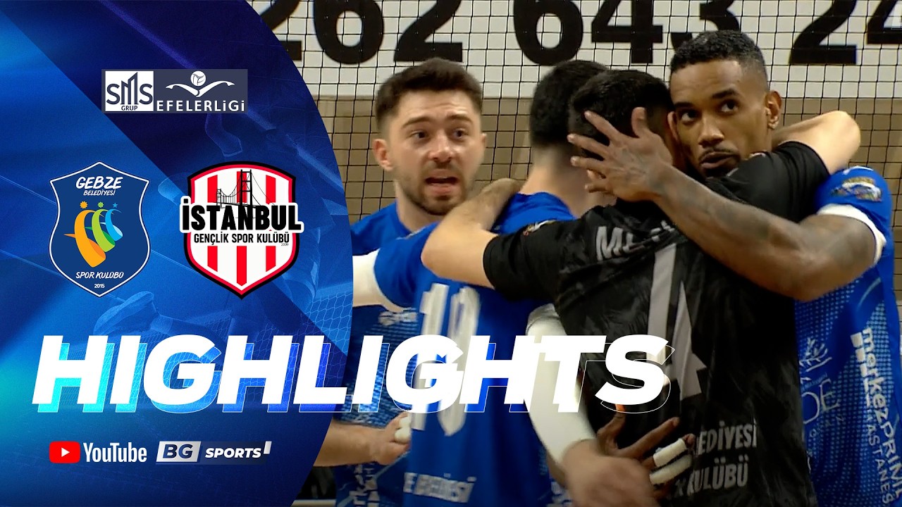 HIGHLIGHTS : Gebze Bld. vs İstanbul Gençli̇k | SMS Grup Efeler Ligi 2025/26 | 08.02.26
