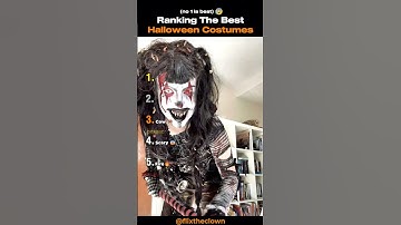 Ranking The BEST Halloween Costumes (new) #shortsviral