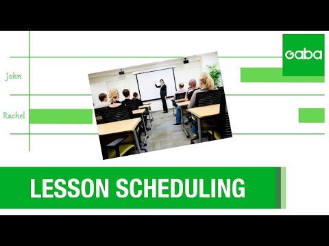 Lesson Scheduling at Gaba