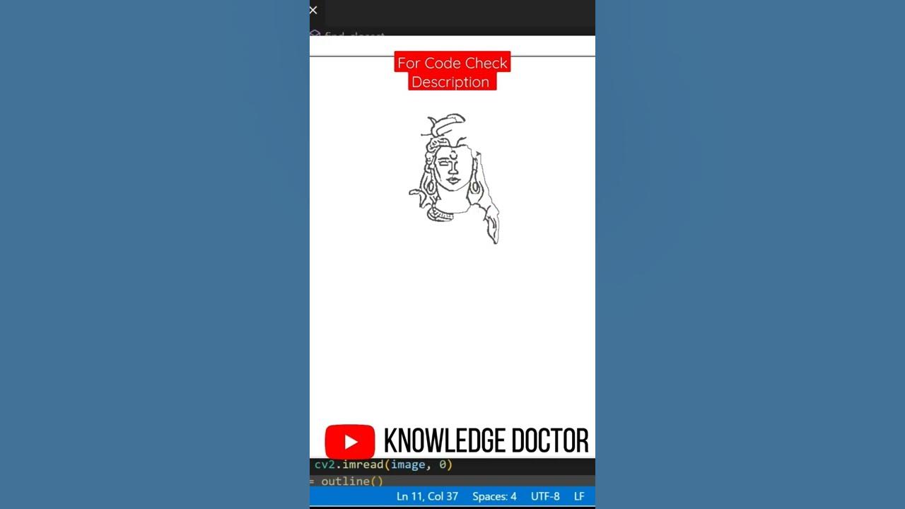 Mahadev Sketch Using Python - YouTube
