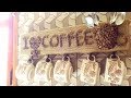 How to make a Decorative kitchen of Coffee Beans - كيف تصنع ديكور للمطبخ من حبوب القهوة