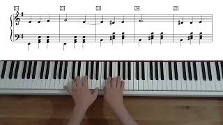 Georges Brassens - L'auvergnat - Niveau Débutant - Piano (avec partition)