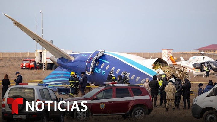 Sobreviven al menos 29 pasajeros de accidente aéreo en Kazajistán | Noticias Telemundo