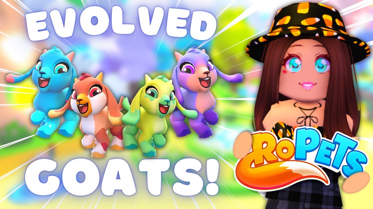 *New* EVOLVED + SHINY Pet Goat Update in RoPets! (Roblox)