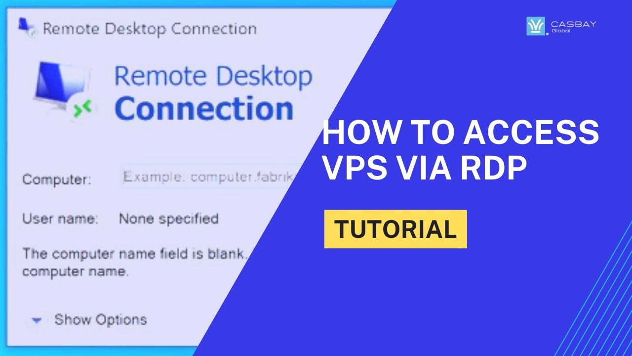 How to access VPS using RDP - YouTube