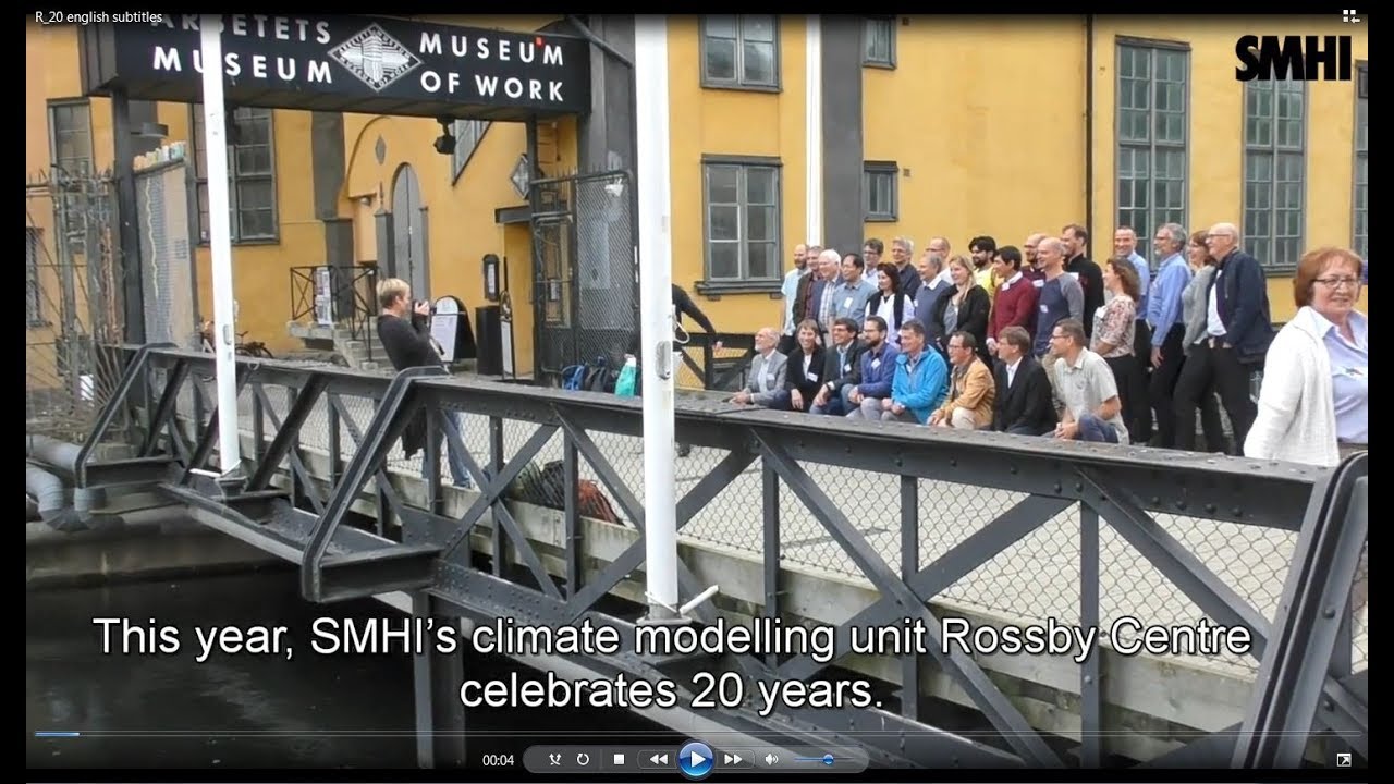 Rossby Centre , SMHI's climate modeling unit, celebrates 20 years in 2017