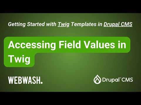 Accessing Field Values in Twig