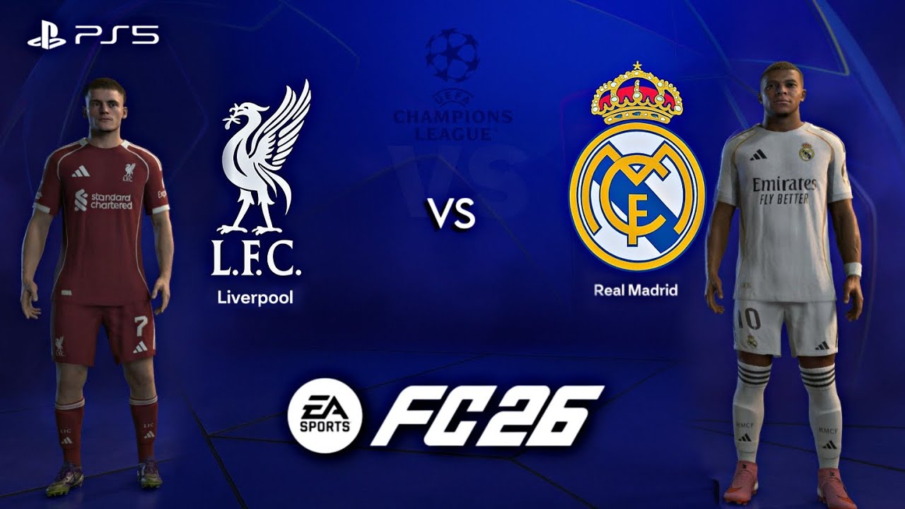 Fc26 - Liverpool vs Real Madrid Gameplay | UEFA Champions League | Ps5