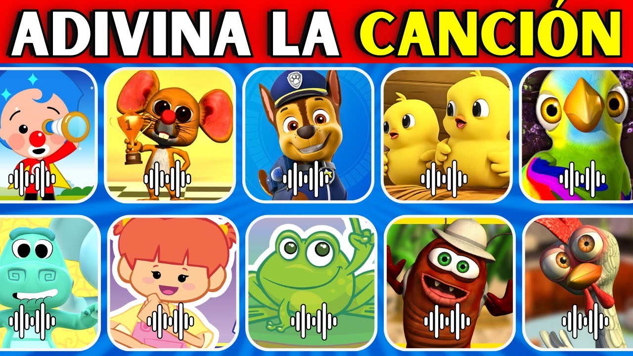 ¡Adivina CANCIONES INFANTILES Por La INTRO PARTE 2😀🎶Reino Infantil❤️Plim🤡¿Como se llama la Canción?🎵