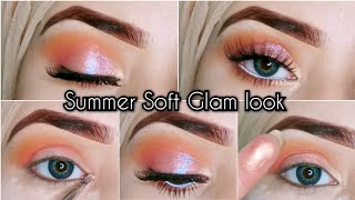 Summer Soft Glam Party Makeup|Easy steps Eye Makeup for Bignners|Amara Javed screenshot 4
