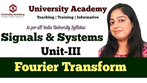 SS43: Fourier Transform | Fourier Series representation | Introduction to Fourier Series